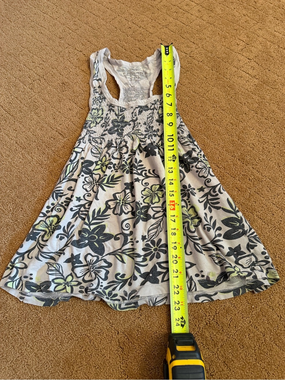 Arizona Floral multicolor Babydoll Tank Women’s Size Small - Picture 6 of 8